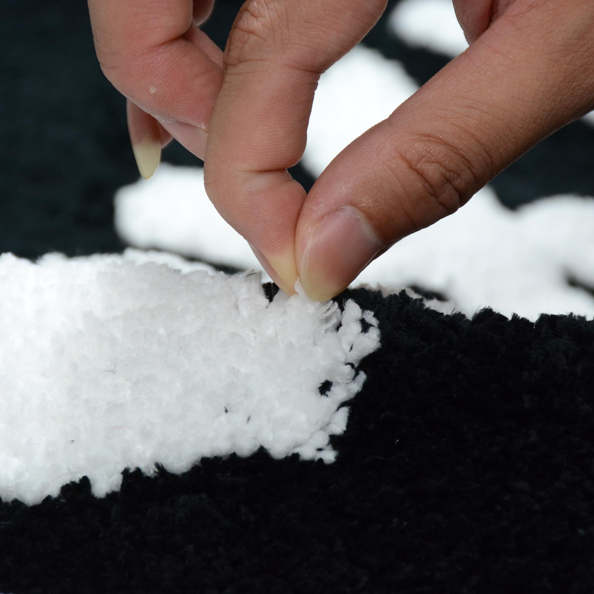 Zeeinx Get Naked Runner Black Cute Bathroom Rugs Long Get Naked Rug Funny Bathroom Decor For Apartment Black Bath Mat For Tub An